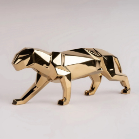 Статуэтка "Пантера оригами" 19х50х12 см