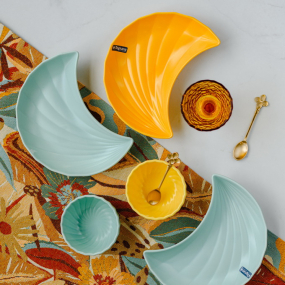 Блюдо "Полумесяц" 23х18х4 см