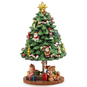 Фигурка музыкальная "Елка с подарками" 18 см