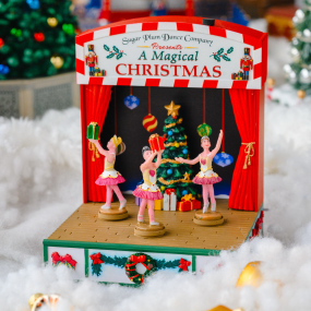 Фигурка музыкальная "Танцевальная компания "Сахарная слива" 13,6х13,6х17,6 см