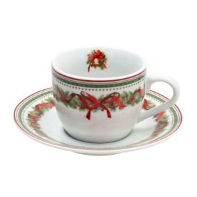 Набор чашек для эспрессо с блюдцами Christmas Eve 80 мл, 12 предметов