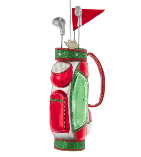 Новогодняя игрушка "Набор для гольфа" 11,4 см