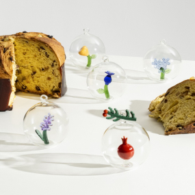 Елочный шар "Гранат" Botanica 8 см