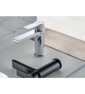 Смеситель для раковины iB Rubinetti WhyNot WN200NP, черный матовый