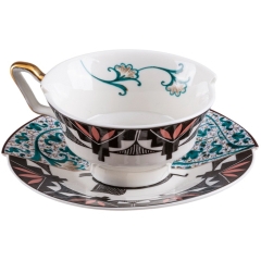 Чашка чайная с блюдцем Aspero Hybrid