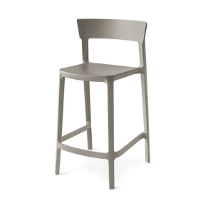 Стул полубарный Calligaris Skin Matt Taupe