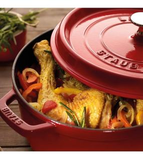 Кокот круглый La Cocotte 22 см / 2,6 л, красный