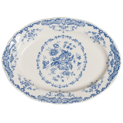Блюдо овальное Rose Blue 30,5 см