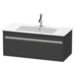 Тумба подвесная Duravit Ketho 100х41 KT642004949, графит матовый