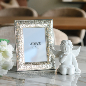Рамка для фотографий Versace Frames 10х15 см, декор серебро