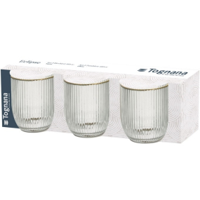 Набор стаканов Glass Trasp.filo Oro 300 мл, 3 шт