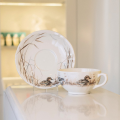 Набор чашек кофейных с блюдцами Sologne 300 мл, 4 предмета