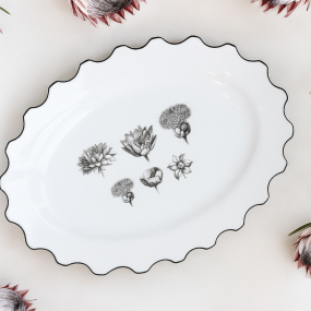 Блюдо овальное Herbariae by Christian Lacroix 41,1х29,7 см