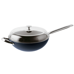 Вок с крышкой Midnight Blue 28 см