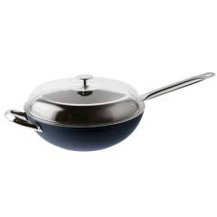 Вок с крышкой Midnight Blue 28 см