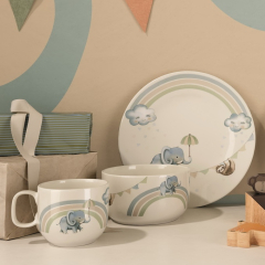 Набор детской посуды Walk like an Elephant, 3 предмета