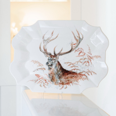 Блюдо сервировочное "Олень" 45х36 см