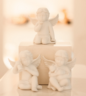 Фигурка "Ангел с котенком" 10,5 см