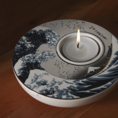 Подсвечник "Большая волна" 12 см