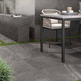 Керамогранит Italon Contempora X2 60х60 Strutturato, Carbon, 20 мм