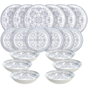 Набор посуды на 6 персон Madison Arabesque, 18 предметов