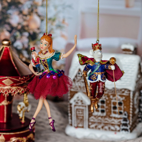 Новогодняя игрушка "Мышиный король" 11 см