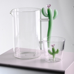 Стакан "Зеленый кактус" Desert Plants 350 мл 