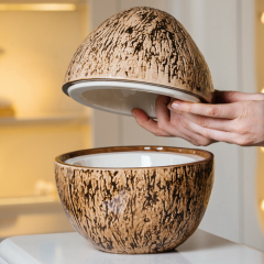 Емкость для хранения "Кокос" 20х20х25 см