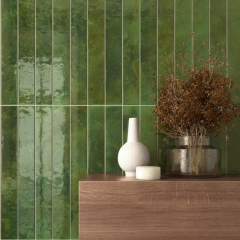 Плитка керамическая Equipe Bali 5х40, Green, 8,3 мм
