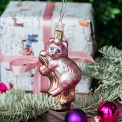 Новогодняя игрушка "Чеширский кот" 11 см