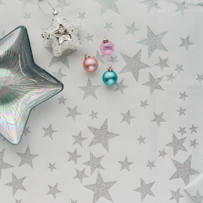 Скатерть-дорожка Heaven 50x140 см, цвет серебро