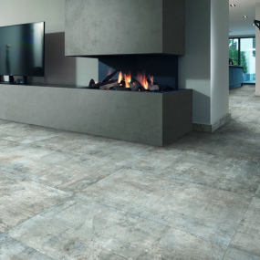 Керамогранит Rondine Murales 120х280 Lap, Grey, 6 мм