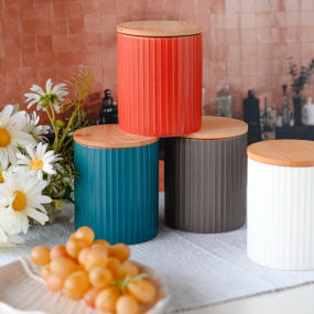 Емкость для хранения Rice 600 мл, коричневая