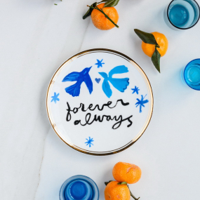 Блюдце "Forever Always" La Tavola Scomposta 17 см