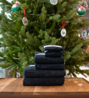 Полотенце махровое Towels Classic 50х70 см, цвет черный