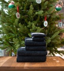 Полотенце махровое Towels Classic 50х70 см, цвет черный