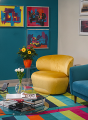 Кресло Calligaris Mara CS3456, Mustard Yellow
