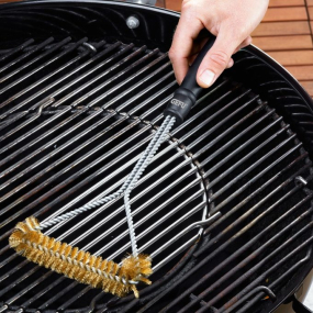 Щетка для чистки гриля треугольная BBQ Roasting 35 см