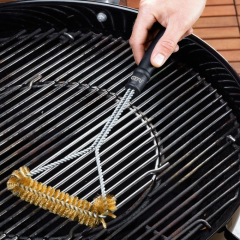 Щетка для чистки гриля треугольная BBQ Roasting 35 см