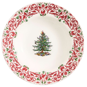 Набор тарелок глубоких Spode Christmas Tree Yuletide "Елка" 23 см, 4 шт