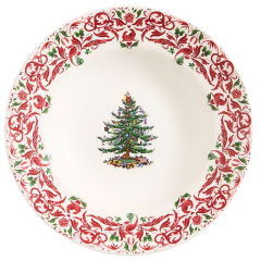 Набор тарелок глубоких Spode Christmas Tree Yuletide "Елка" 23 см, 4 шт