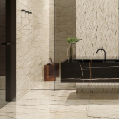 Керамогранит Italon Charme Deluxe 80х80 Naturale, Cream River, 9 мм