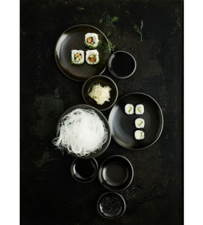 Блюдо овальное Junto Slate Grey 25 см