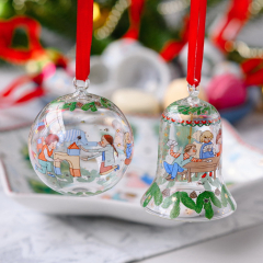 Елочный шар стеклянный Christmas games 6 см