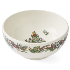 Салатник порционный Spode Christmas Tree Wreath 14 см, орнамент борт