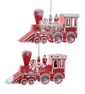 Игрушка на елку "Локомотив" 6,3 см, в ассортименте