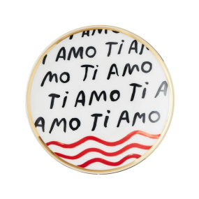 Блюдце "Ti Amo" La Tavola Scomposta 17 см