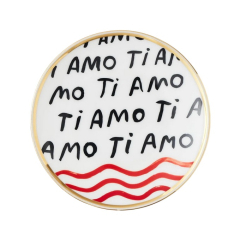 Блюдце "Ti Amo" La Tavola Scomposta 17 см