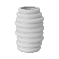 Ваза Hop 14 см, цвет белый матовый