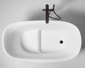 Ванна Antonio Lupi Mastello 135х75, из материала Flumood, матовая, белая